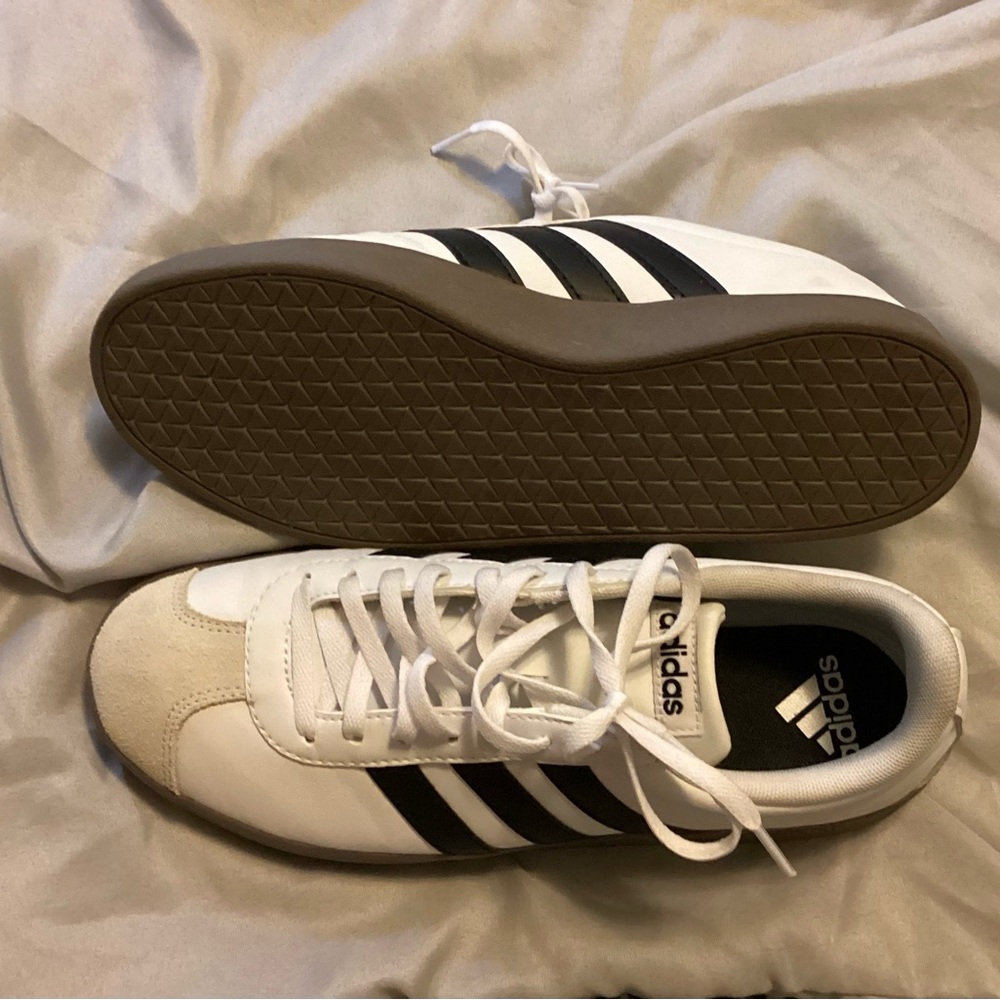 Adidas Sambae White and Black Sneakers